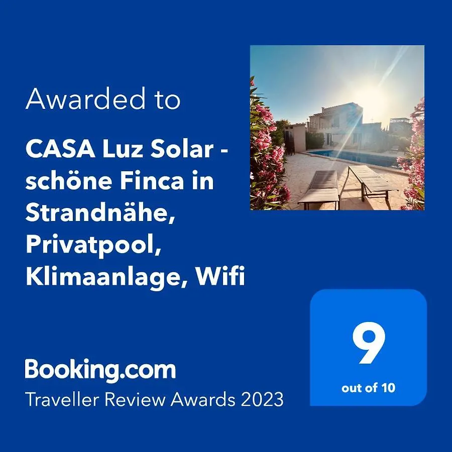 CASA Luz Solar - schöne Finca in Strandnähe, Privatpool, Klimaanlage, Wifi Santanyí 0*,  Spanien
